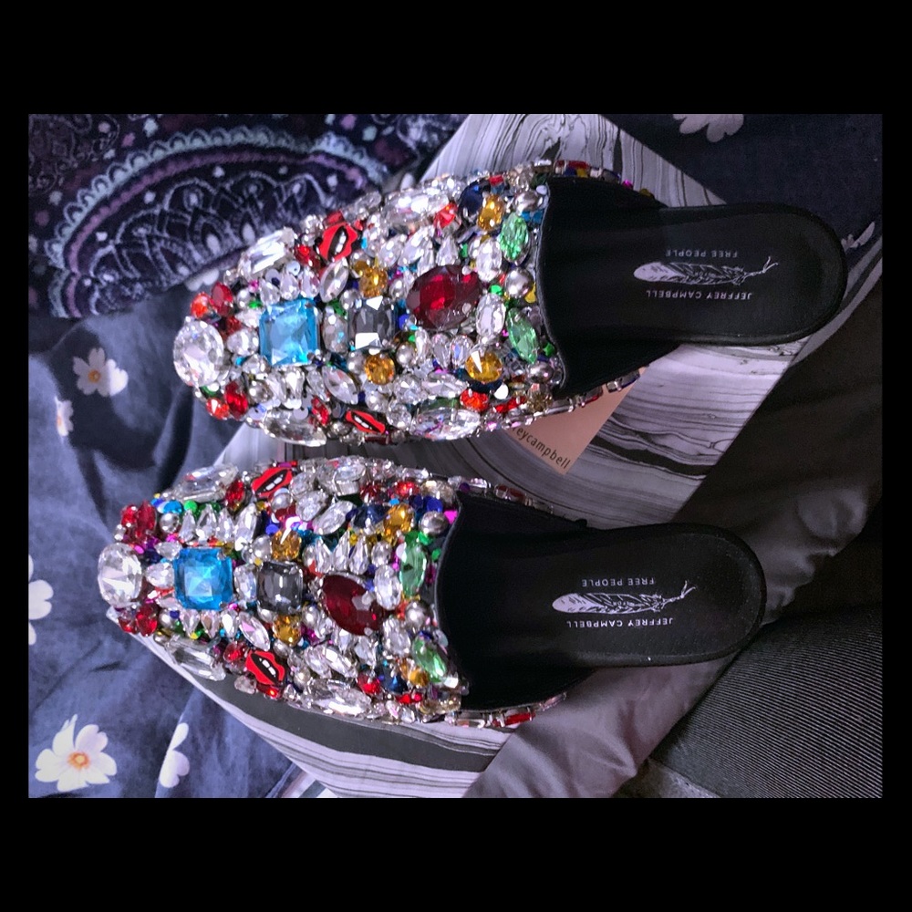 Jeffrey Campbell Talk back slip on loafer